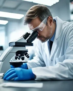A stock laboratory photograph supplied in the vendor artwork pack